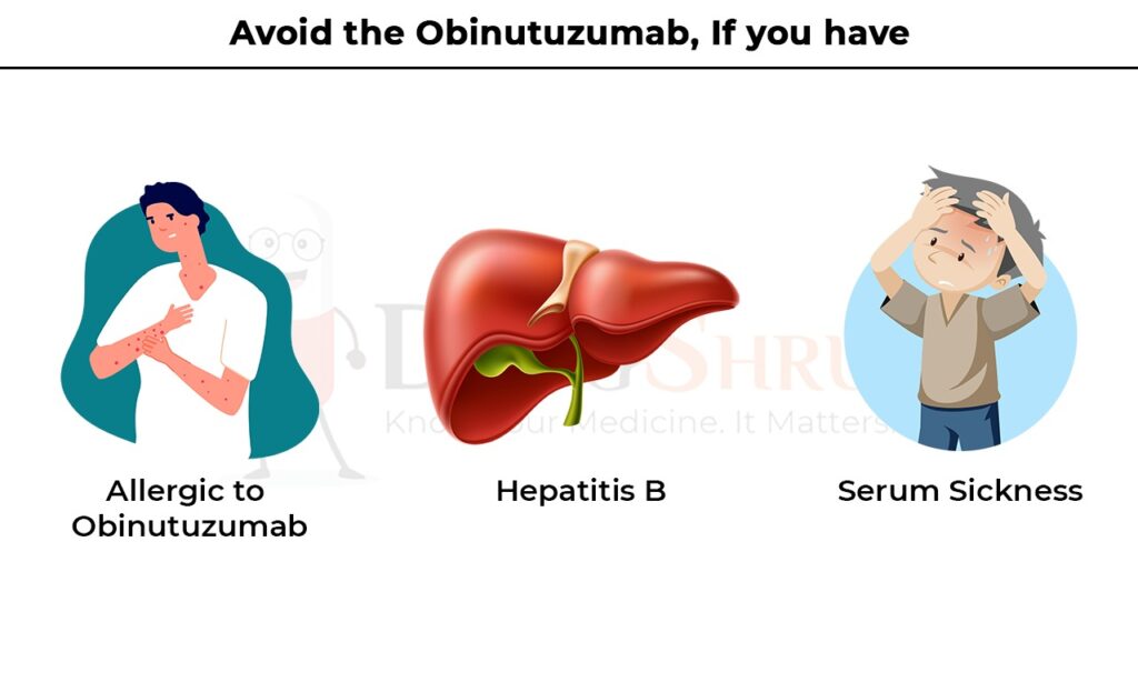 avoid the obinutuzumab if you have