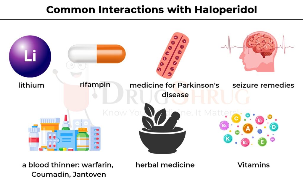 common interactions with haloperidol