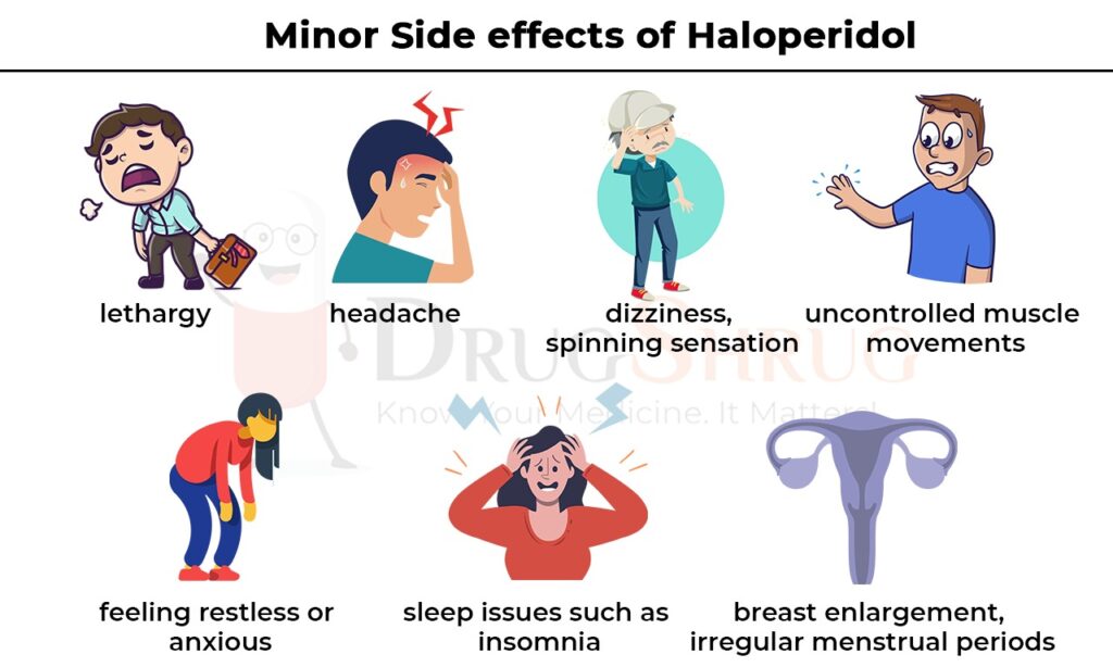 minor side effects of haloperidol