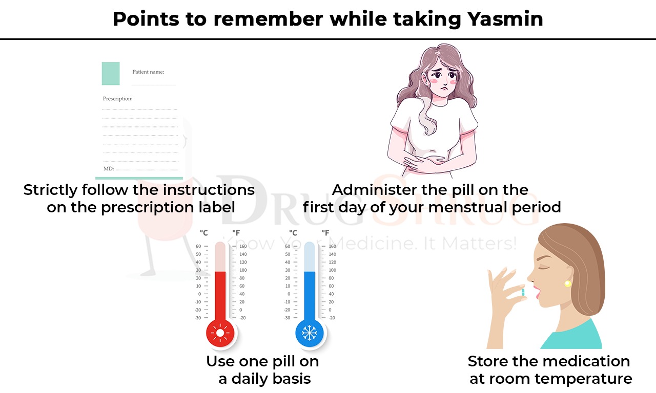 Points to Remember While Taking Yasmin